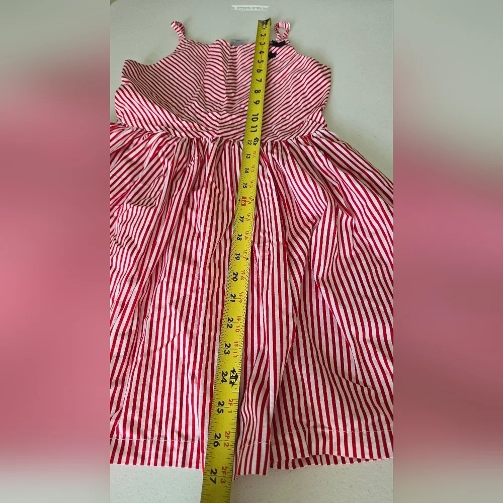 Gymboree red striped  dress size 10